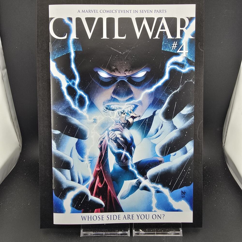 Civil War #4 Michael Turner Variant 1:25 Thor Cover NM/NM+ 9.8 Grade Candidate